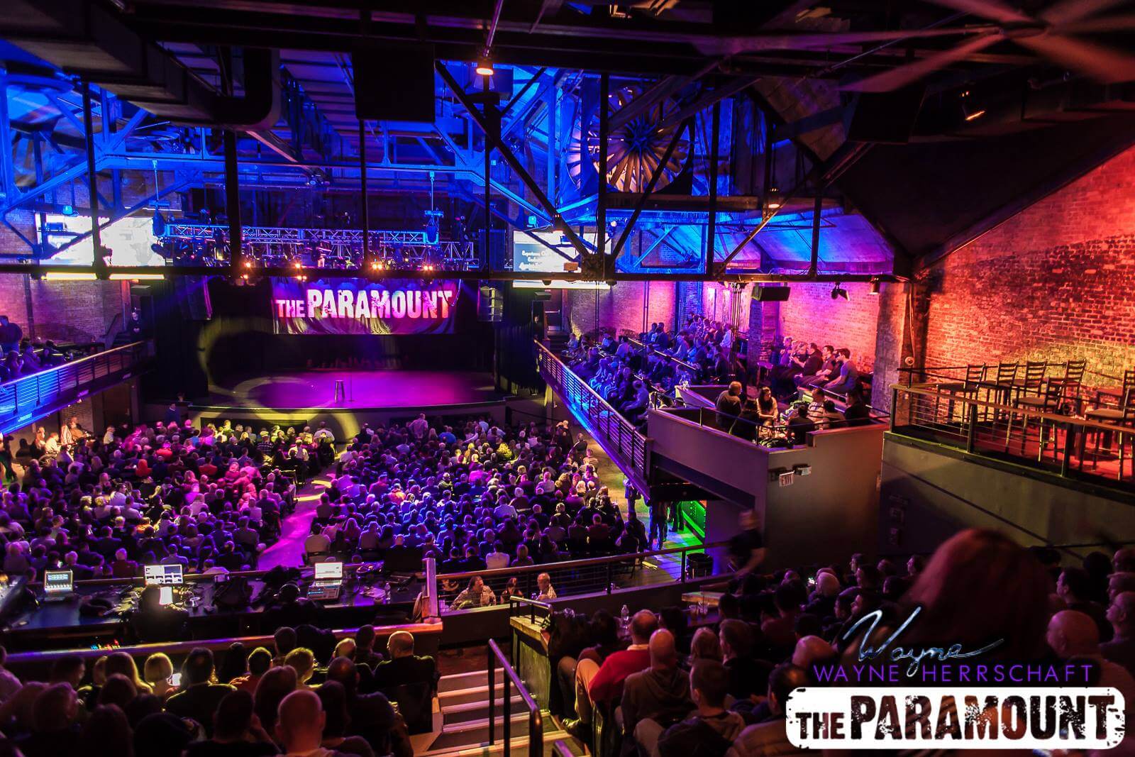 Crowd at the Paramount theater