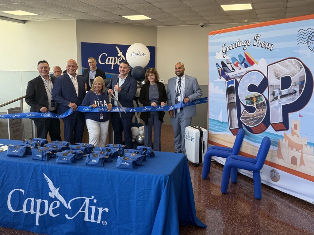 Long Island MacArthur Airport Welcomes Its Sixth Air Carrier  – Cape Air –  With Four Daily Flights to Boston