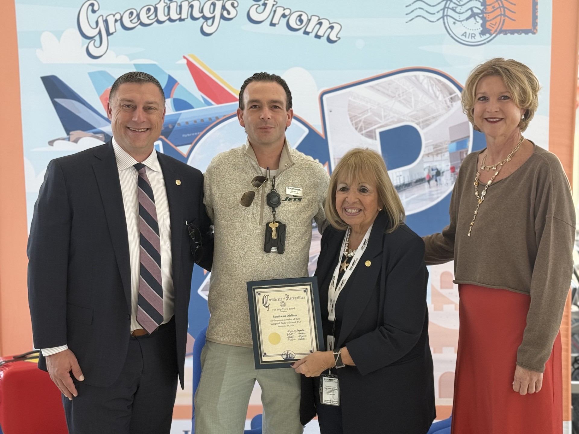 MacArthur Airport Celebrates Southwest Airlines Inaugural Service to Miami